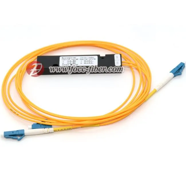 1x2 PLC Splitter ABS Module 2.0mm / 3.0mm, LC / UPC